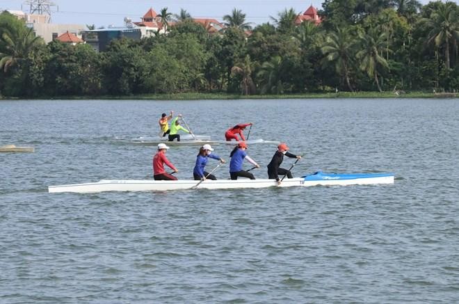 Trung tâm đua thuyền Thủy Nguyên được lựa chọn là địa điểm thi đấu các môn: Rowing (8 nội dung dành cho Nam, 8 nội dung dành cho Nữ), Canoeing (3 nội dung dành cho Nam, 8 nội dung dành cho Nữ), Kayak (4 nội dung dành cho Nam, 4 nội dung dành cho Nữ). Trong đó, môn Rowing sẽ diễn ra từ ngày 9-14/5 và môn Canoeing sẽ diễn ra từ ngày 17-21/5.