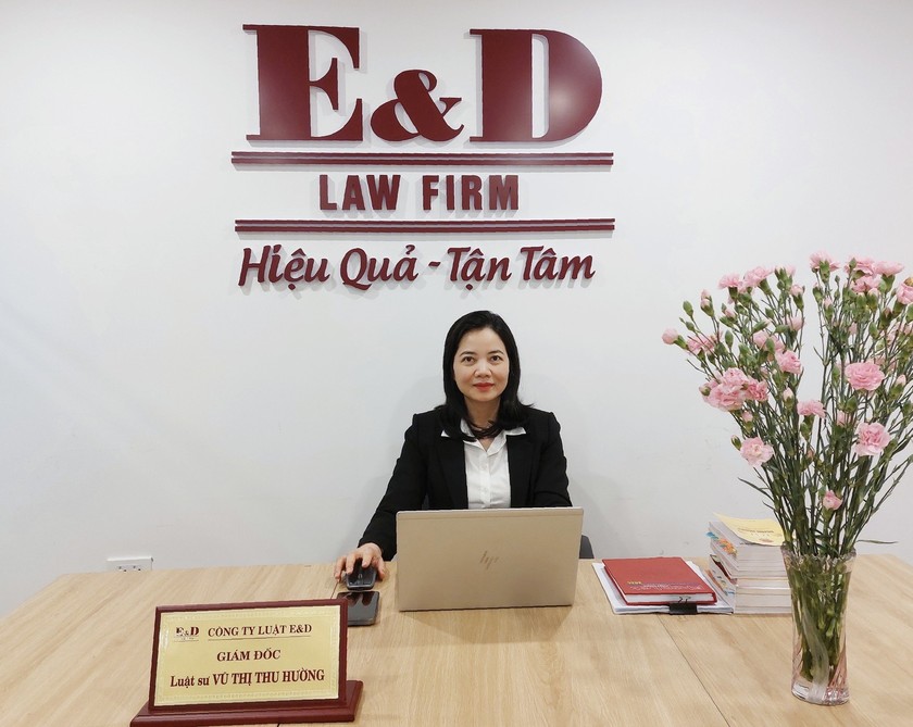 Luật sư Vũ Thị Thu Hường (Công ty Luật E&D, Đoàn Luật sư thành phố Hà Nội). 