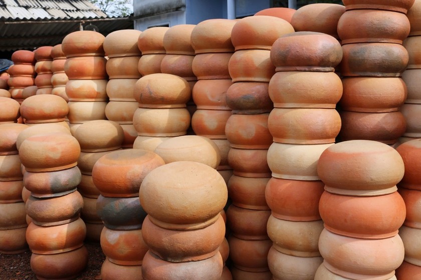 Gốm Sa Huỳnh thành phẩm.