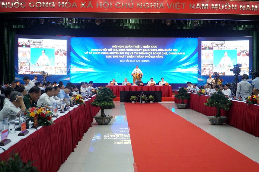 Quang cảnh Hội nghị tại Đà Nẵng vào chiều 31/8.