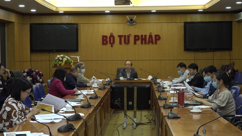 Chuẩn bị tổng kết công tác tư pháp năm 2021, triển khai công tác tư pháp năm 2022