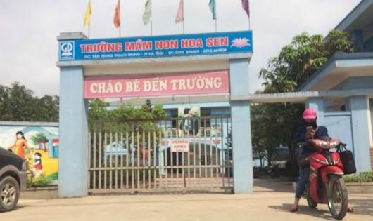 Trường mầm non Hoa Sen.