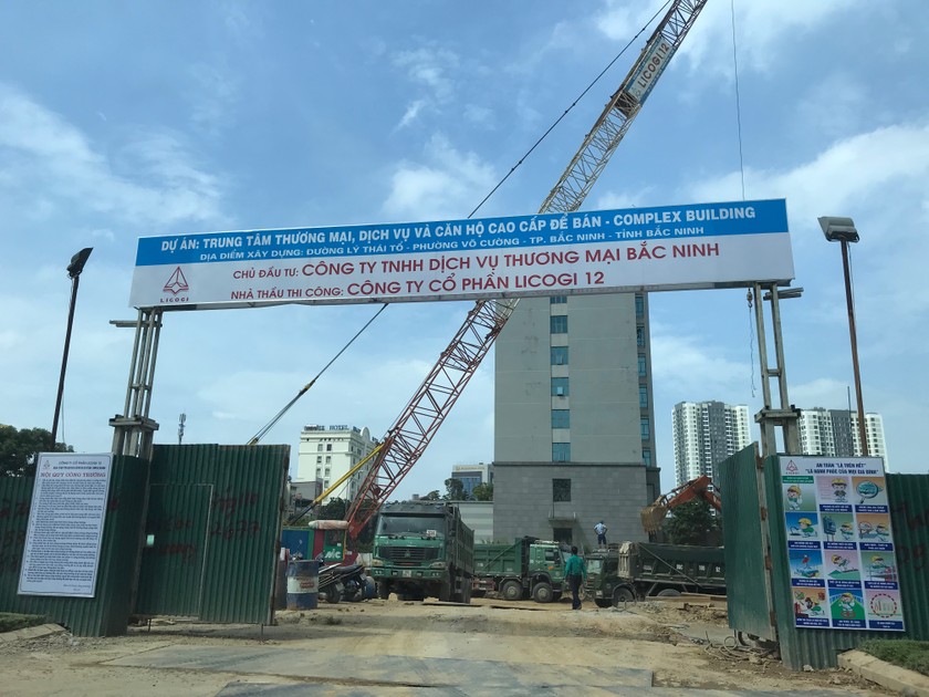 Dự án Trung tâm thương mại, dịch vụ và căn hộ cao cấp Bắc Ninh bắt đầu triển khai đã có dấu hiệu sai phạm