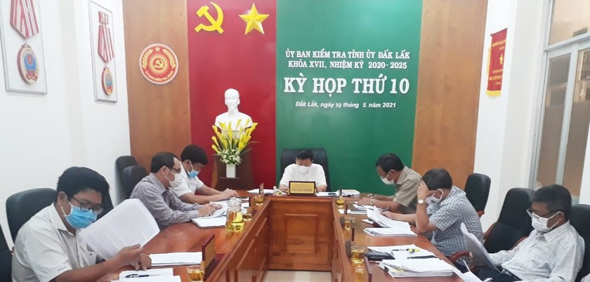 Kỳ họp thứ 10, UBKT Tỉnh ủy Đắk Lắk