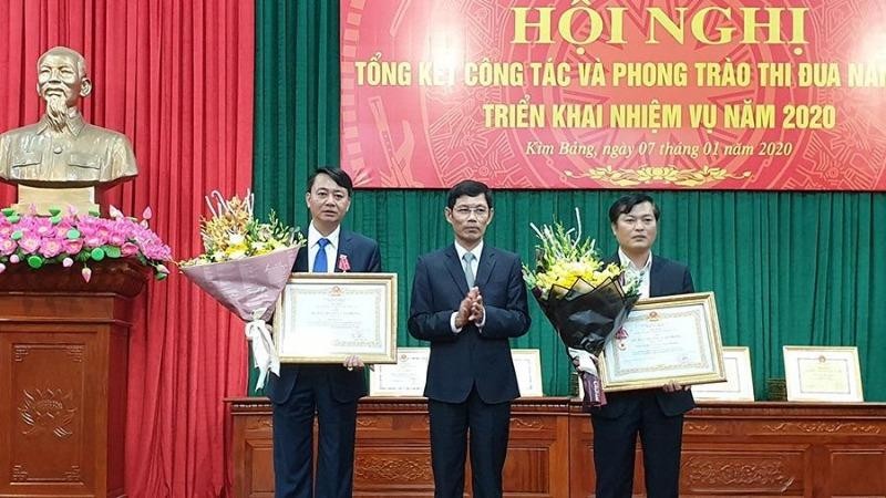 UBND huyện Kim Bảng, Hà Nam tổ chức tổng kết công tác thi đua năm 2019