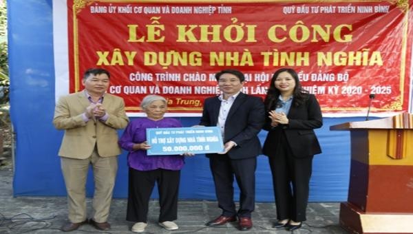 Ninh Bình: Khởi công xây dựng nhà tình nghĩa cho hộ dân nghèo