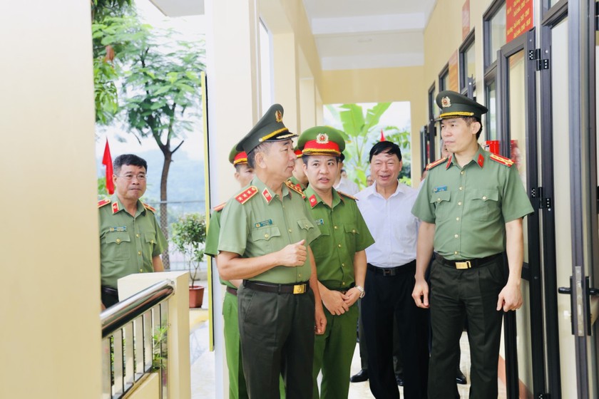 Thứ trưởng Bộ Công an Trần Quốc Tỏ thăm, làm việc tại Lào Cai và Lai Châu