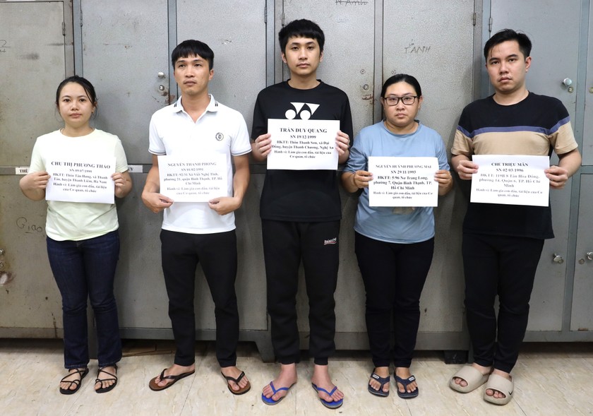 Đối tượng bị bắt giữ .