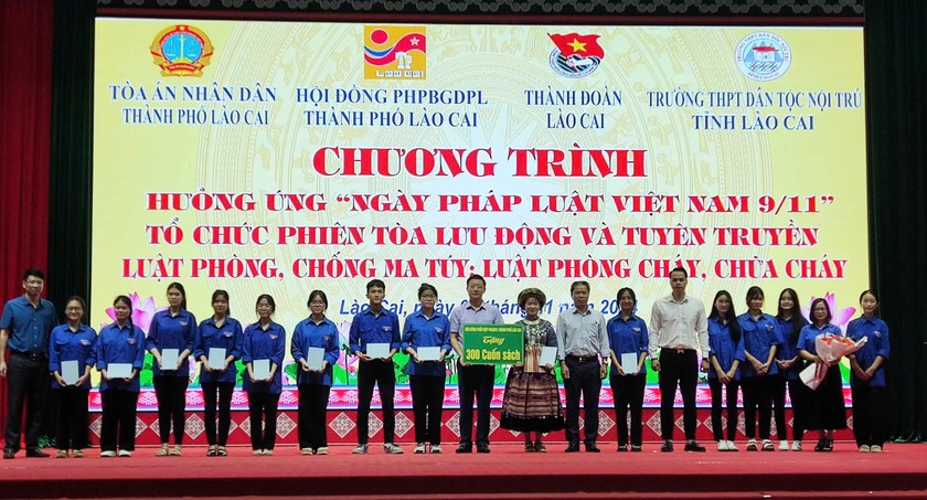 Thành phố Lào Cai hưởng ứng Ngày Pháp luật năm 2024 