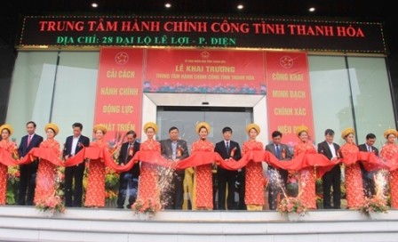 Thanh Hóa: Khai trương Trung tâm hành chính công