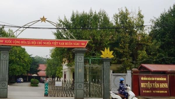 Huyện Yên Định (Thanh Hóa) đang nợ 52 tỷ đồng.