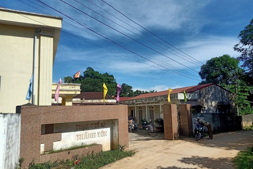 Trạm Y tế xã Thành Yên, huyện Thạch Thành, nơi tiêm phòng cho cháu H. (Ảnh: Internet)