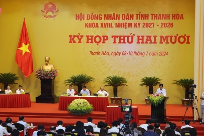 Phiên chất vấn tại Kỳ họp thứ 20, HĐND tỉnh khóa XVIII.