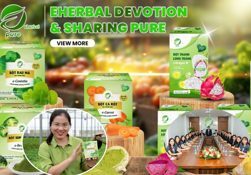 Eherbal - Thương hiệu tiên phong trong ngành sản xuất dược liệu của Việt Nam