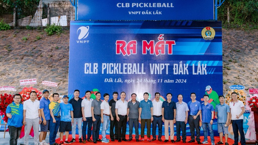 Câu lạc bộ Pickleball VNPT Đắk Lắk chính thức ra mắt từ ngày 24/11/2024.