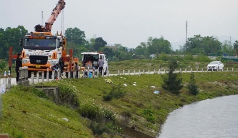 Hiện trường nơi phát hiện anh H tử vong.