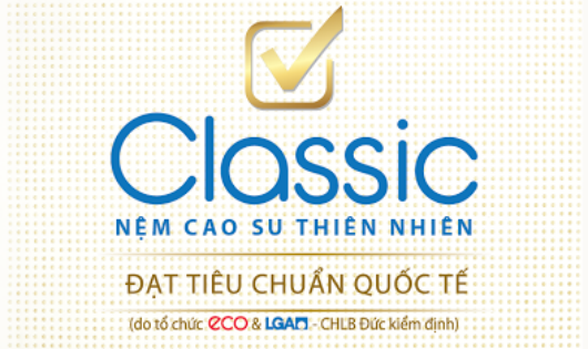 Liên Á ra mắt dòng nệm Classic màu trắng tự nhiên, đạt tiêu chuẩn quốc tế