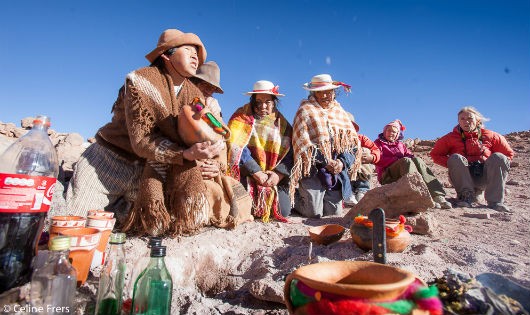 Người dân của ngôi làng San Antonio de los Cobres.