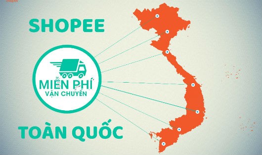 Shopee sẽ miễn phí vận chuyển trên toàn quốc