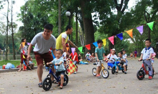 Sân chơi gắn kết gia đình và tình yêu thương trẻ nhỏ