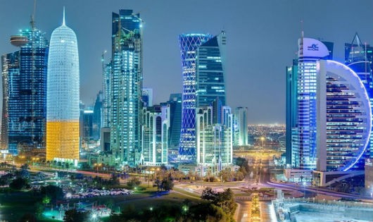Hình ảnh về đất nước Qatar giàu có, xa hoa. 