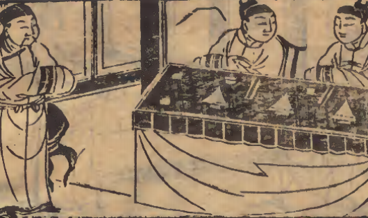 Thôi Liệt (trái) là biểu tượng của nền chính trị mua quan bán chức cuối thời Đông Hán