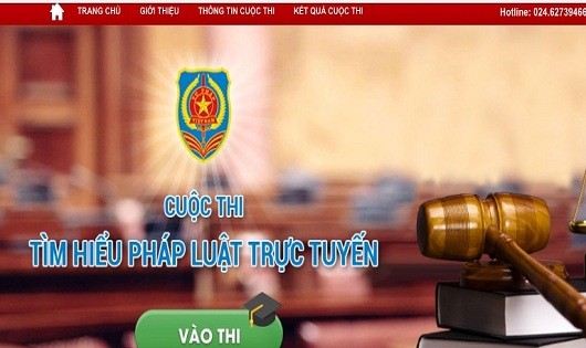 Trao 4 giải trong Cuộc thi tìm hiểu pháp luật trực tuyến năm 2017 lần thứ 2