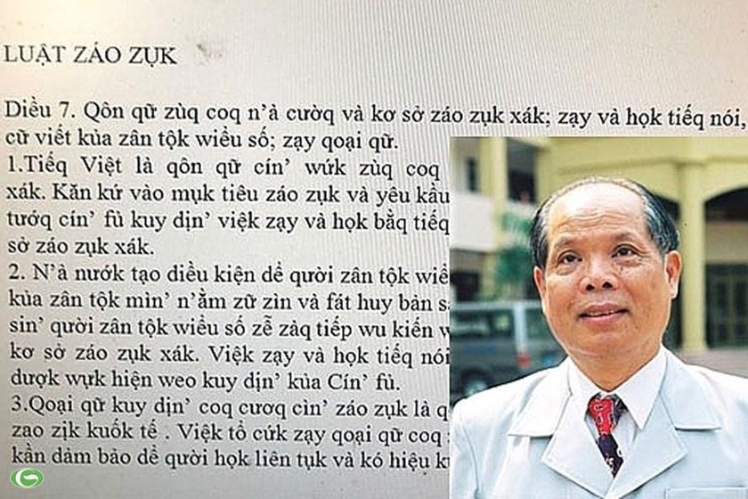 PGS.TS Bùi Hiền với đề xuất cải tiến chữ viết tiếng Việt gây nhiều tranh cãi