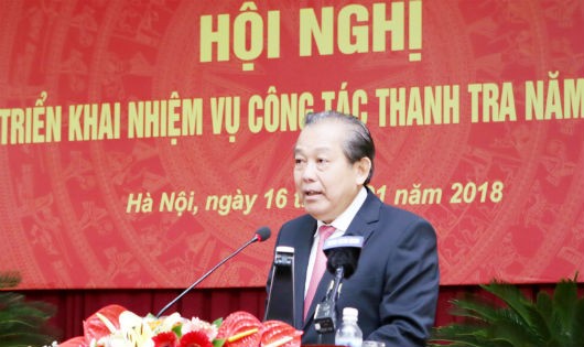 Phó Thủ tướng Thường trực Trương Hòa Bình phát biểu tại hội nghị