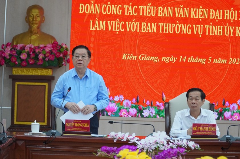 Trưởng Ban Tuyên giáo Trung ương ghi nhận nỗ lực của Kiên Giang