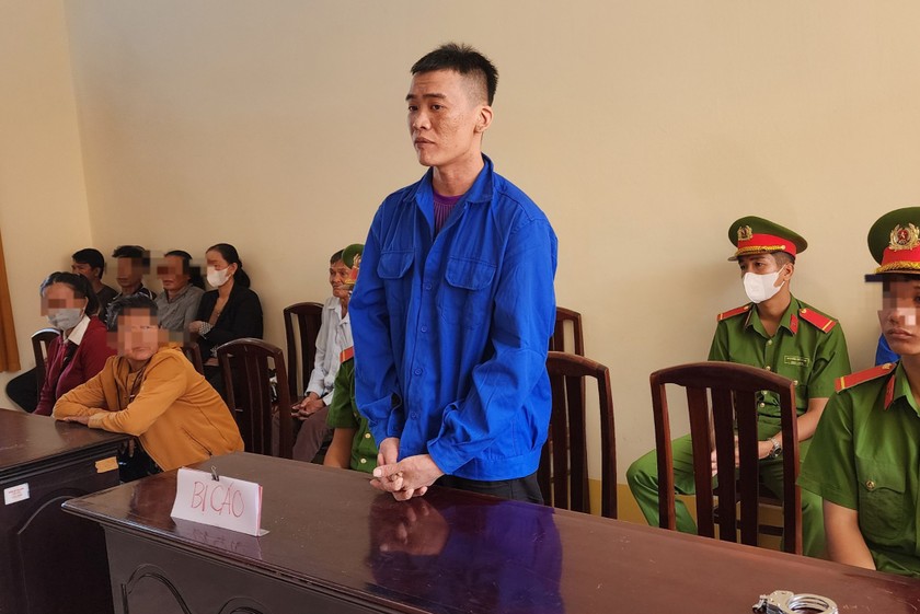 Bị cáo Phạm Văn Mực tại phiên tòa.