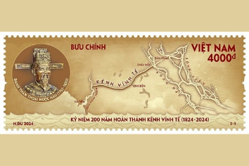 Phát hành bộ tem kỷ niệm 200 năm hoàn thành kênh Vĩnh Tế