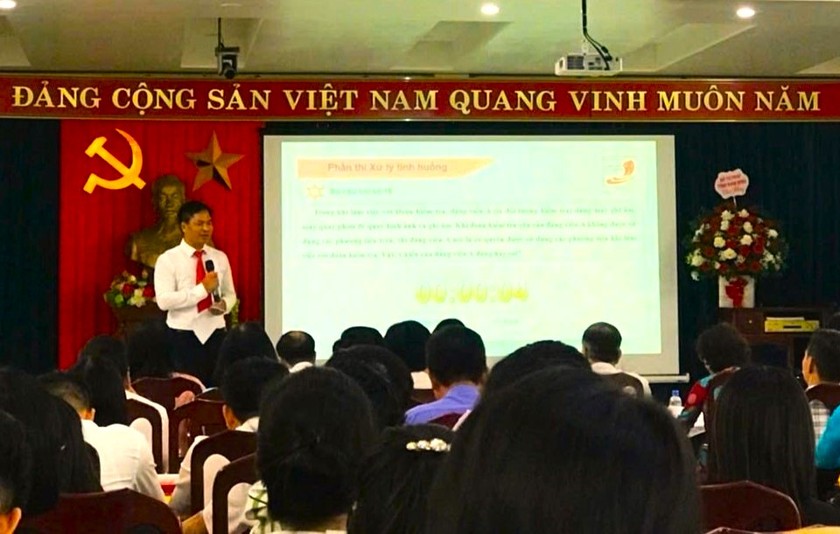 Chung khảo cuộc thi Bí thư Chi bộ giỏi tỉnh Nam Định 