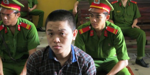 Bị cáo Nam tại tòa