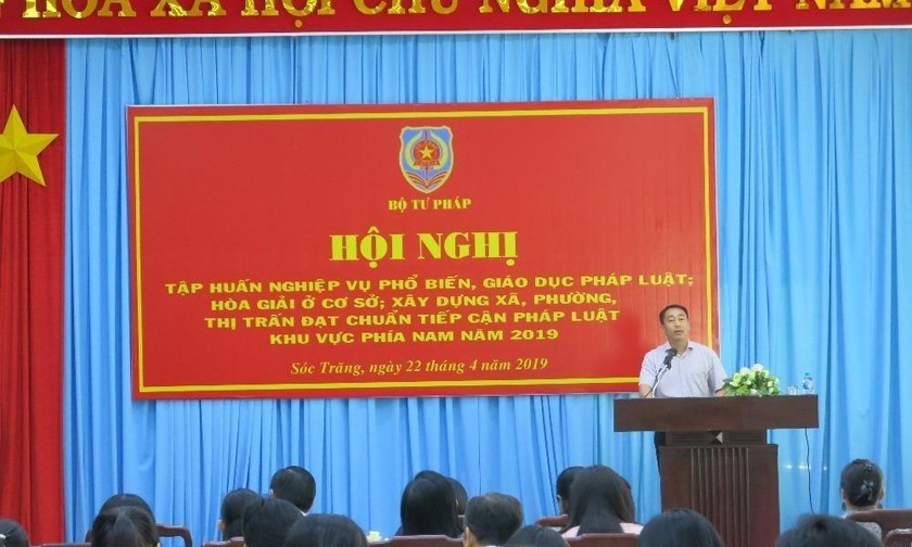 Hội nghị tập huấn nghiệp vụ phổ biến pháp luật khu vực phía Nam 