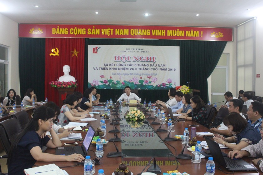 Học viện Tư pháp sơ kết 6 tháng đầu năm 2019