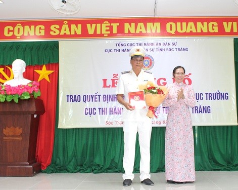 Bổ nhiệm Phó Cục trưởng Cục THADS tỉnh Sóc Trăng