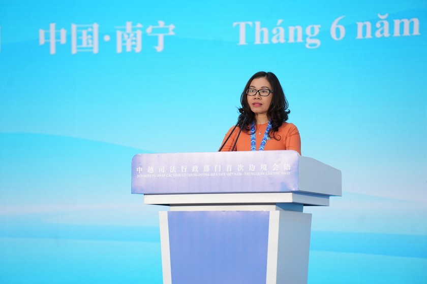 Phó Giám đốc Học viện Tư pháp Bùi Thị Hà