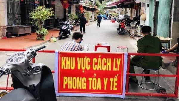 Quận Lê Chân khoanh vùng phong toả khu Công nhân Dư Hàng - nơi ở của nam điều dưỡng dương tính Covid-19.