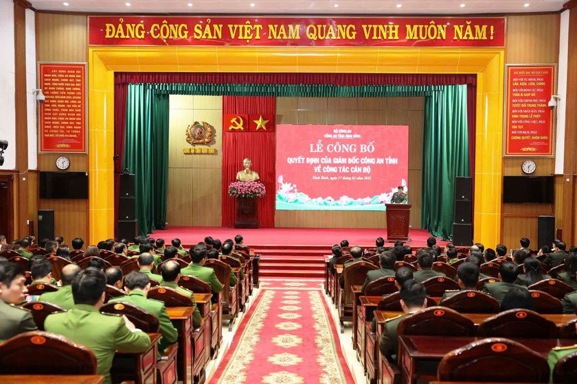 Quang cảnh buổi Lễ công bố