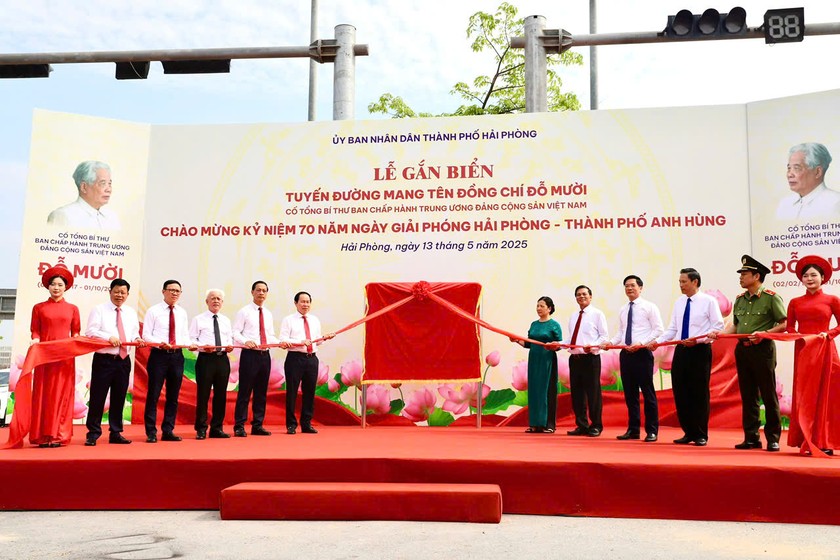 Lễ gắn tên đường Đỗ Mười – Tri ân vị lãnh tụ kiệt xuất.