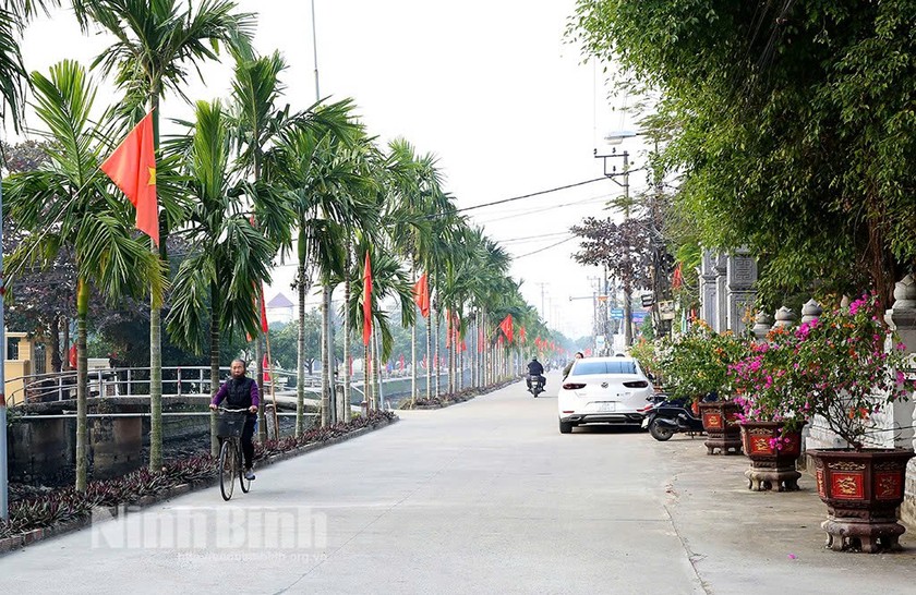 Diện mạo nông thôn ở huyện Yên Mô (Ninh Bình). Ảnh: Báo Ninh Bình