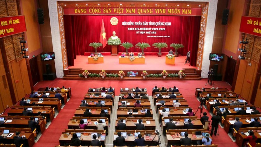 Quang cảnh kỳ họp. Ảnh: CTTĐT Quảng Ninh