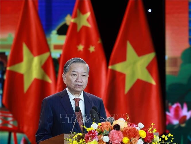 Tổng Bí thư Tô Lâm phát biểu. Ảnh: Thống Nhất/TTXVN