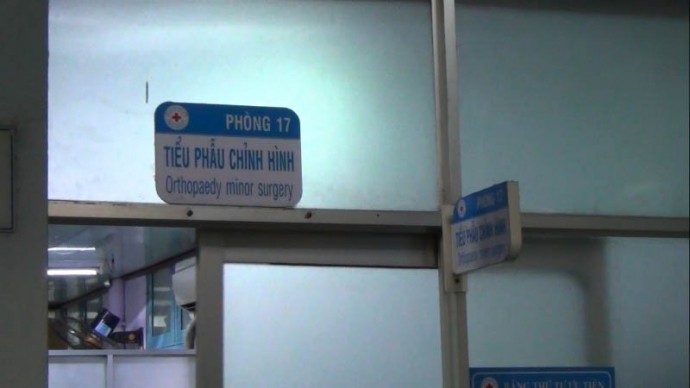 Khoa điều dưỡng Bệnh viện quận Thủ Đức nơi xảy ra vụ việc. Ảnh: Anh Sinh