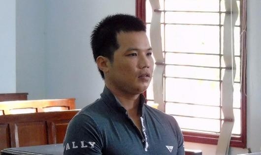 Bị cáo Em tại phiên tòa xét xử