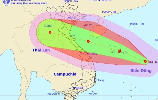 Bão số 10 sắp vào đất liền, Thủ tướng ra công điện khẩn 