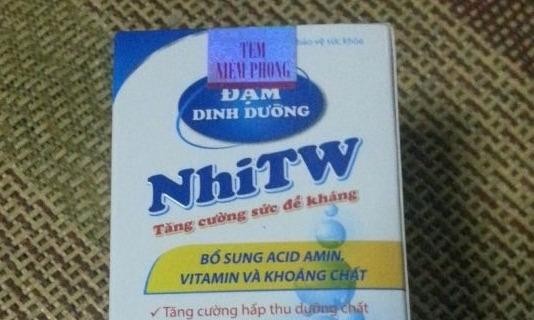 Thu hồi lô thực phẩm bảo vệ sức khỏe Đạm dinh dưỡng Nhi TW