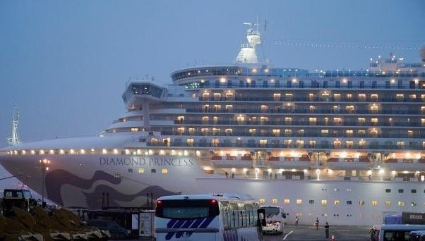 Nhật Bản xác nhận 2 ca nhiễm Covid-19 trên tàu Diamond Princess đã tử vong