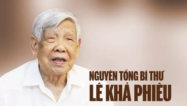 Nguyên Tổng Bí Lê Khả Phiêu.